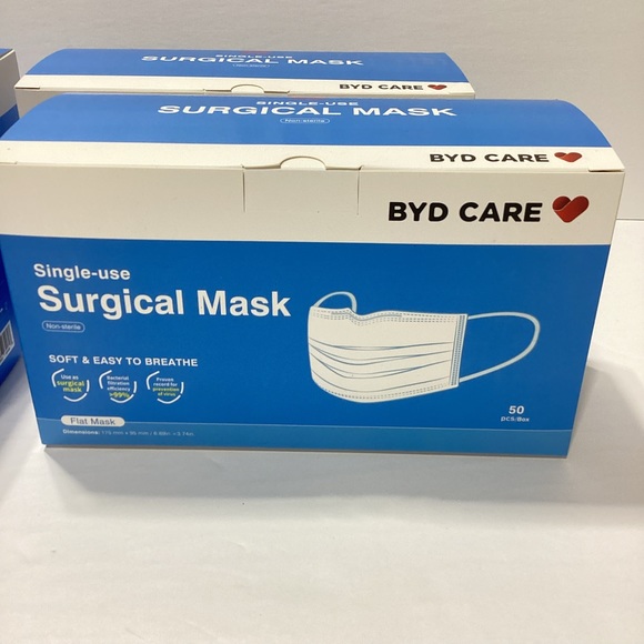 Other Face Masks 4 Boxes Byd Care Face Masks 5 Pcs Each Box New D